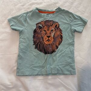 Tea Collection Lion Graphic Tee - Light Blue